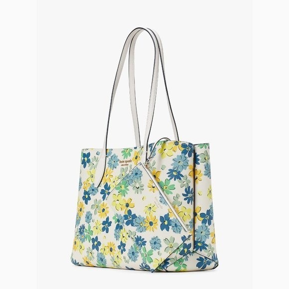 Kate Spade All Day Floral Medley Large Tote w/dust bag - Picture 1 of 3